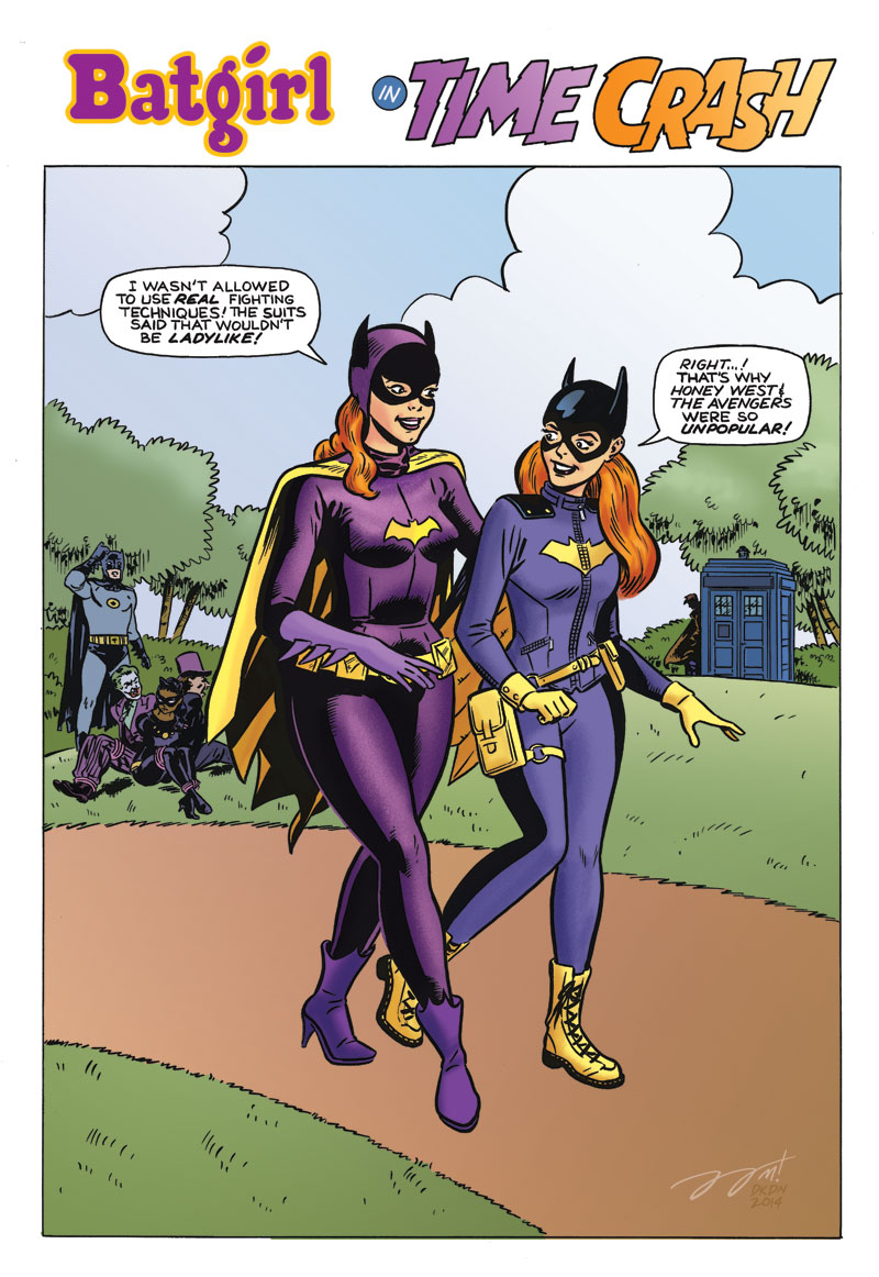 page 1 of Batgirl in Time Crash