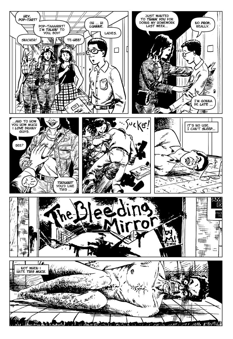 page 1 of The Bleeding Mirror