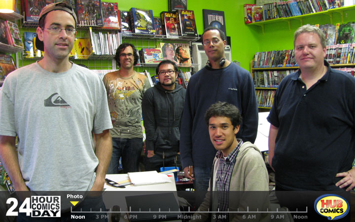 photo: The gang of artists