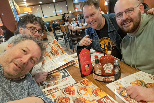 Cutaway Comics staff at Gallifrey One 2025