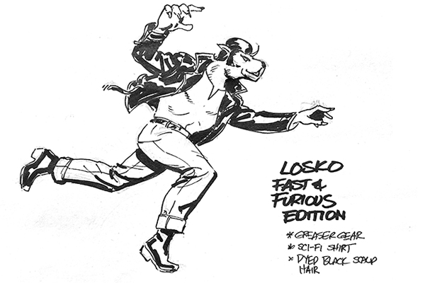 v2 character sketch of losko