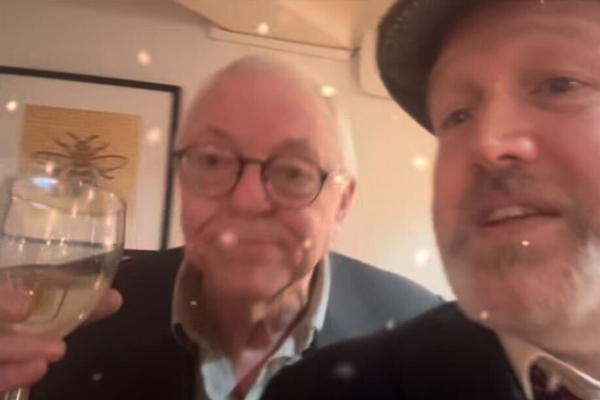 Stephen Gallagher with Toby Hadoke