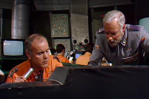 Rorvik berating Packard in Warriors' Gate