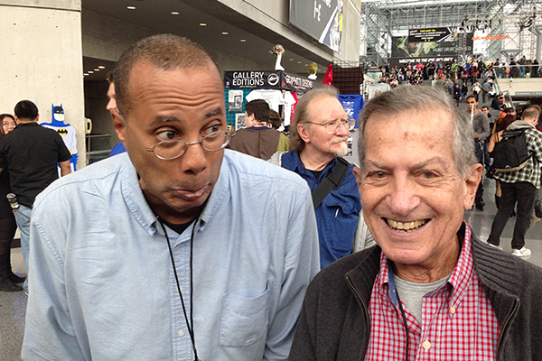 Gaspar Saladino and his admirers at New York ComicCon 2014