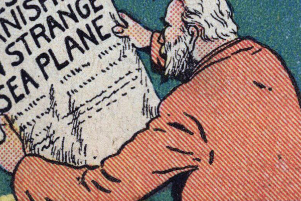 isolated comic book panel with color line screen