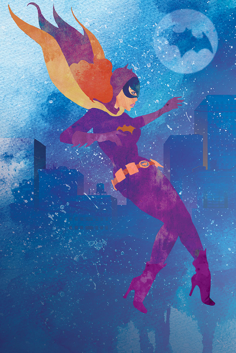Batgirl poster art for Hub Comics