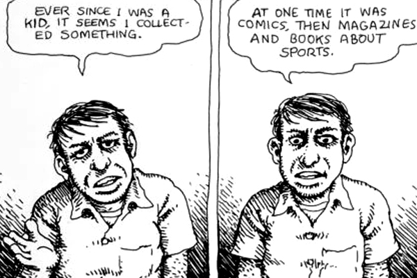 Harvey Pekar cartoon by R. Crumb