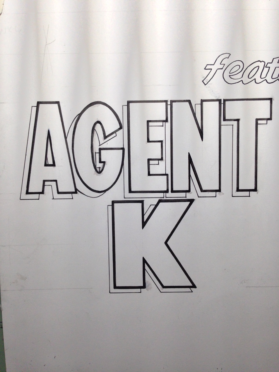 Agent K logo, work in progress