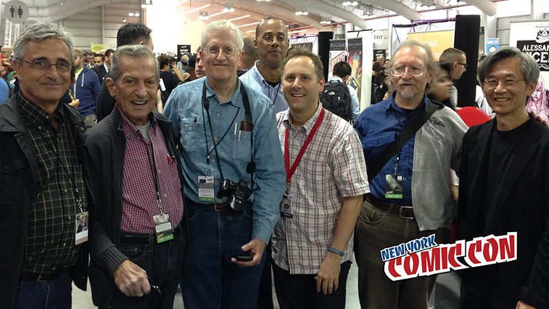 Gaspar Saladino and his admirers at New York ComicCon 2014