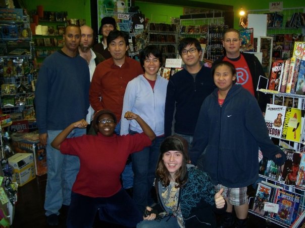 photo of us 24-hour artists at 3:30am