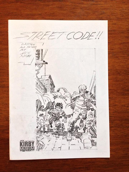 photo of Jack Kirby's Street Code minicomic